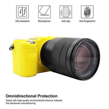 PULUZ Soft Silicone Protective Case for Sony A7C / ILCE-7C(Yellow) - Protective Case by PULUZ | Online Shopping UK | buy2fix