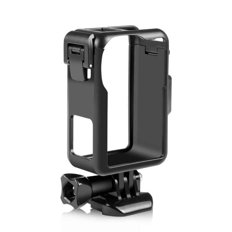 For DJI Osmo Action 4 / 3 PULUZ Vertical Plastic Protective Frame Cage with Cold Shoes (Black) -  by PULUZ | Online Shopping UK | buy2fix