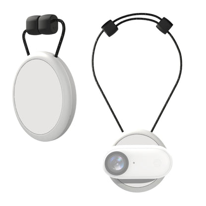 For Insta360 GO 3 / GO 3S PULUZ Magnetic Pendant Holder Quick Release Neck Strap (White) - Mount & Holder by PULUZ | Online Shopping UK | buy2fix