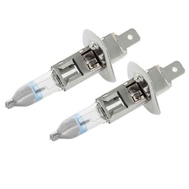 2 PCS H1 12V / 55W / 4300K / 1600lm Xenon Car Headlight Bulbs, Warm White - In Car by buy2fix | Online Shopping UK | buy2fix