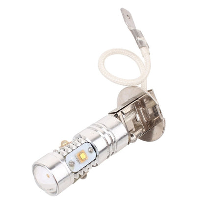 H3 25W 1250LM 6500K White Light 5 XT-E LED Car Foglight , Constant Current , DC12-24V ( Silver + Yellow ) - In Car by buy2fix | Online Shopping UK | buy2fix