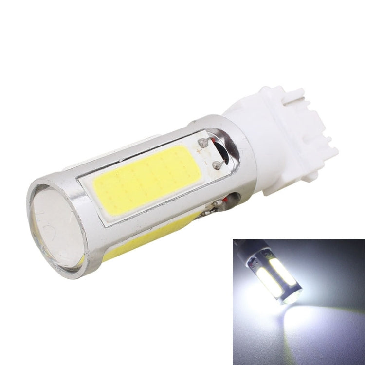 2PCS T25 Single Wire 1250LM 20W + 5W 5 x COB LED White Light Car Rear Fog Lamp Bulb, DC 12V - In Car by buy2fix | Online Shopping UK | buy2fix