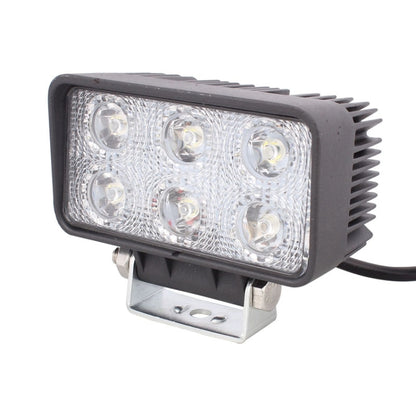 LML-1518 18W 1260-1350LM Epistar 6 LED White 30 Degree Spot Beam Car LED Light Waterproof IP67, DC 10-30V - In Car by buy2fix | Online Shopping UK | buy2fix