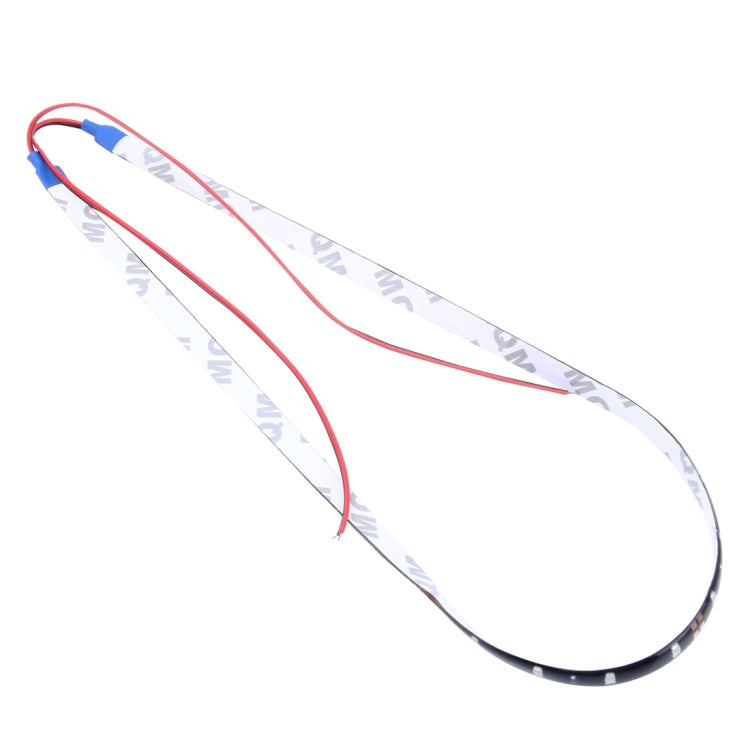 10 PCS 60cm 30 LED Waterproof Flexible Car Strip Light, DC 12V(Blue Light) - In Car by buy2fix | Online Shopping UK | buy2fix