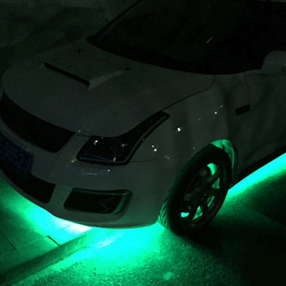 5PCS 90cm 45 LED Waterproof Flexible Car Strip Light, DC 12V(Green Light) - In Car by buy2fix | Online Shopping UK | buy2fix
