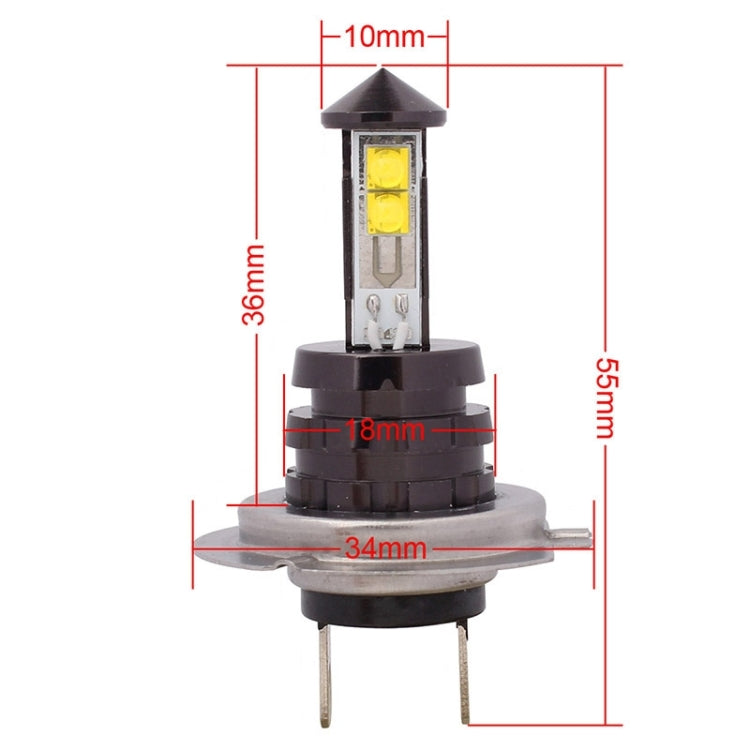 H7 20W 800LM White Light 4 CREE XT-E LED Car Fog Light Headlight Bulb, DC 12-24V - In Car by buy2fix | Online Shopping UK | buy2fix