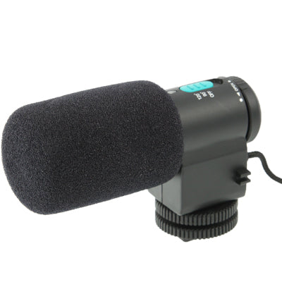 Mic-109 Directional Stereo Microphone with 90 / 120 Degrees Pickup Switching Mode for DSLR & DV Camcorder(Black) - Consumer Electronics by buy2fix | Online Shopping UK | buy2fix