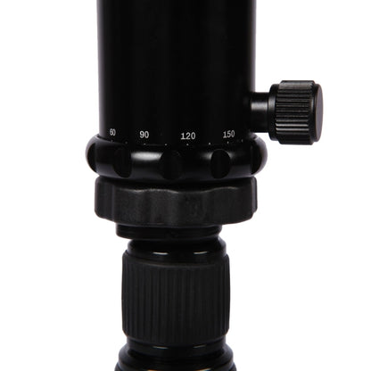 Triopo MT-2805C Adjustable Portable Aluminum Tripod with NB-2S Ball Head for Canon Nikon Sony DSLR Camera(Black) - Camera Accessories by TRIOPO | Online Shopping UK | buy2fix