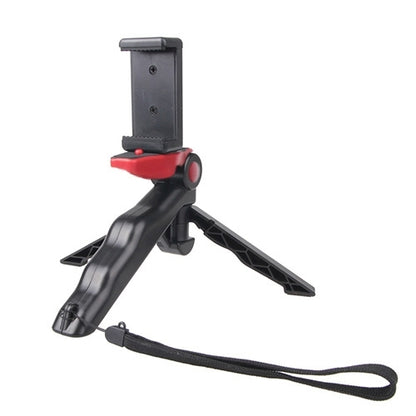 Portable Hand Grip / Mini Tripod Stand Steadicam Curve with Straight Clip for GoPro HERO 4 / 3 / 3+ / SJ4000 / SJ5000 / SJ6000 Sports DV / Digital Camera /  iPhone , Galaxy and other Mobile Phone(Red) - Desktop Holder by buy2fix | Online Shopping UK | buy2fix