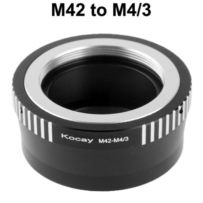 M42 Lens to M4/3 Lens Mount Stepping Ring(Black) - Camera Accessories by buy2fix | Online Shopping UK | buy2fix