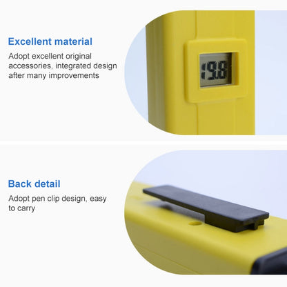 Pen Type PH Meter(Yellow) - Consumer Electronics by buy2fix | Online Shopping UK | buy2fix