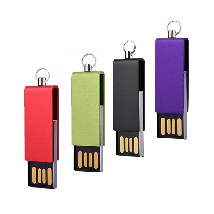 Mini Rotatable USB Flash Disk (8GB), Black -  by buy2fix | Online Shopping UK | buy2fix