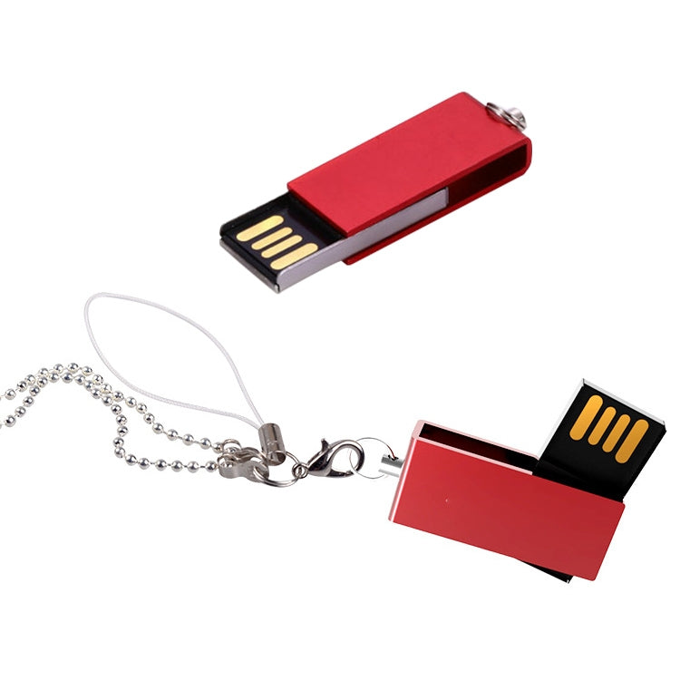 Mini Rotatable USB Flash Disk (8GB), Red - USB Flash Drives by buy2fix | Online Shopping UK | buy2fix