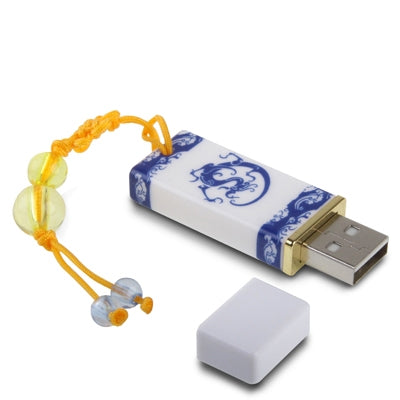 Blue and White Porcelain Series 4GB USB Flash Disk - Computer & Networking by buy2fix | Online Shopping UK | buy2fix