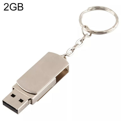 Metal Series Mini USB 2.0 Flash Disk with Keychain (2GB) - USB Flash Drives by buy2fix | Online Shopping UK | buy2fix