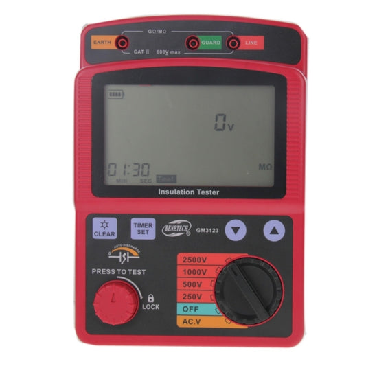 BENETECH GM3123 High Voltage Insulation Tester - Current & Voltage Tester by BENETECH | Online Shopping UK | buy2fix