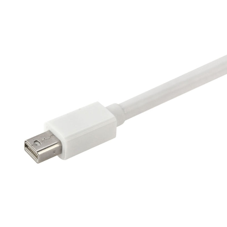 Mini DisplayPort Male to HDMI + VGA + DVI Female Adapter Converter Cable for Mac Book Pro Air, Cable Length: 17cm(White) -  by buy2fix | Online Shopping UK | buy2fix