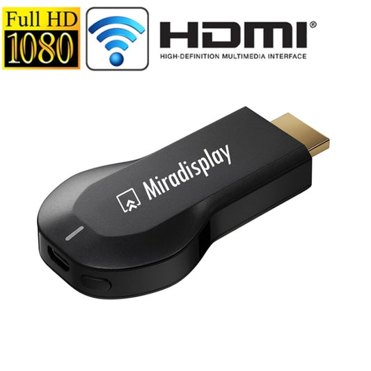 Miradisplay WiFi HDMI Display Dongle / Miracast Airplay DLNA Display Receiver Dongle(Black) - Consumer Electronics by buy2fix | Online Shopping UK | buy2fix