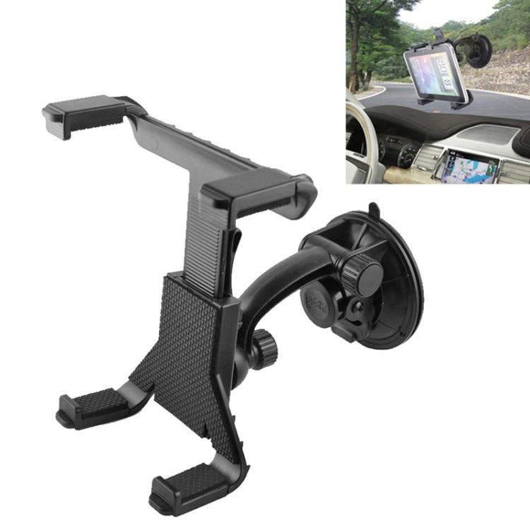 Car Mount Holder Kit Stand For iPad 4，New iPad (iPad 3) / iPad 2 ,iPad ,iPad mini 1 / 2 / 3，Galaxy TAB(Black) - Car Holders by buy2fix | Online Shopping UK | buy2fix