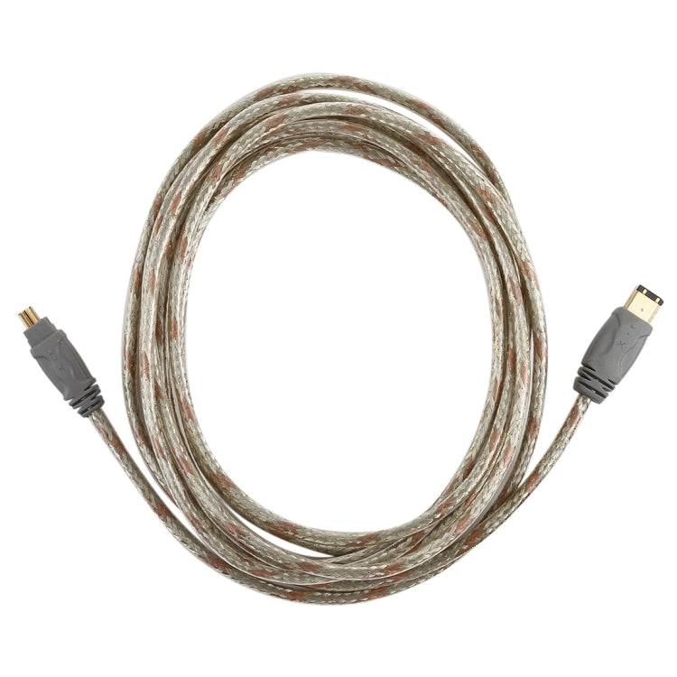 IEEE 1394 FireWire 6 Pin to 4 Pin Cable, Length: 5m - 1394 Series by buy2fix | Online Shopping UK | buy2fix