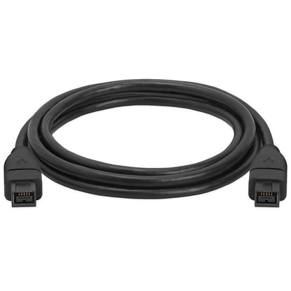 Firewire 800 IEEE1394B 9 Pin to 9 Pin Male Cable, Length: 1.8m(Black) - 1394 Series by buy2fix | Online Shopping UK | buy2fix