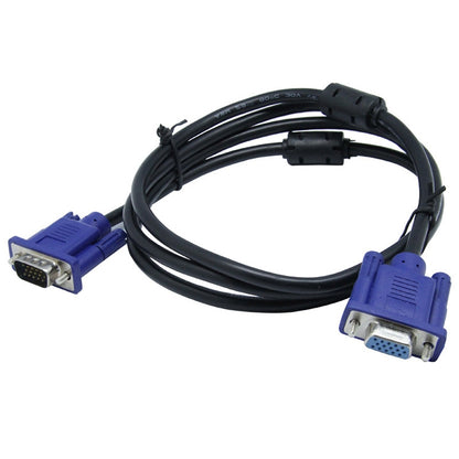 5m Good Quality VGA 15 Pin Male to VGA 15 Pin Female Cable for LCD Monitor, Projector, etc(Black) - Cable by buy2fix | Online Shopping UK | buy2fix