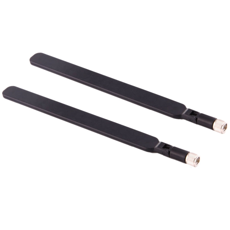 2 PCS B593 5dBi SMA Male 4G LTE Router Antenna(Black) - SMA/RP-SMA Antenna by buy2fix | Online Shopping UK | buy2fix