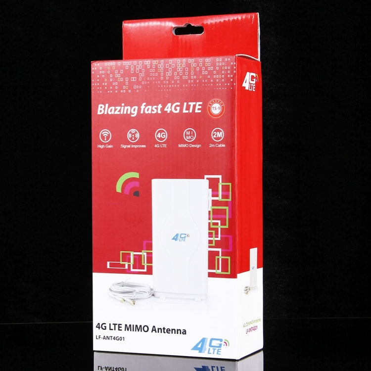 LF-ANT4G01 Indoor 88dBi 4G LTE MIMO Antenna with 2 PCS 2m Connector Wire, TS-9 Port -  by buy2fix | Online Shopping UK | buy2fix