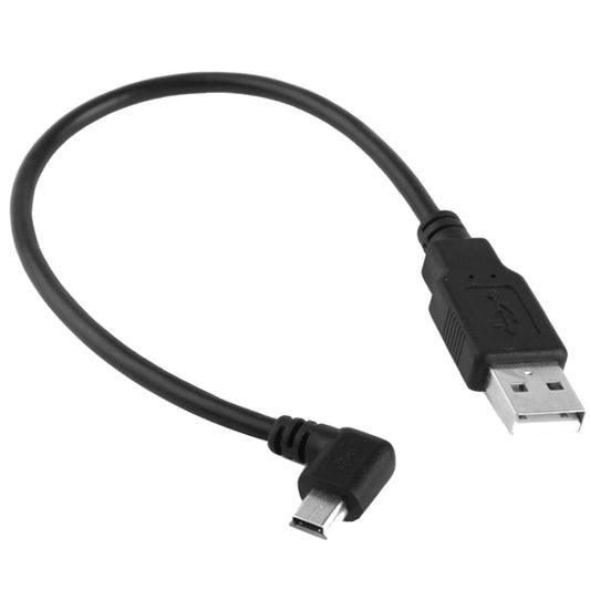 90 Degree Mini USB Male to USB 2.0 AM Adapter Cable, Length: 25cm - USB Cable by buy2fix | Online Shopping UK | buy2fix