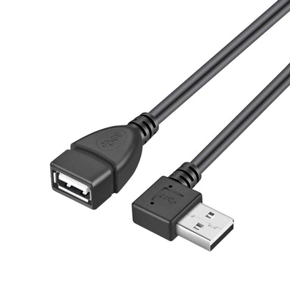 90 Degree USB 2.0 AM to AF Adapter Cable, Length: 25cm - USB Cable by buy2fix | Online Shopping UK | buy2fix