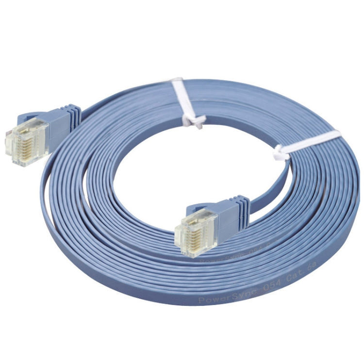 CAT6 Ultra-thin Flat Ethernet Network LAN Cable, Length: 50m(Blue) - Lan Cable and Tools by buy2fix | Online Shopping UK | buy2fix