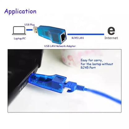 USB 1.1 RJ45 Lan Card 10/100M Ethernet Network Adapter - USB Network Adapter by buy2fix | Online Shopping UK | buy2fix