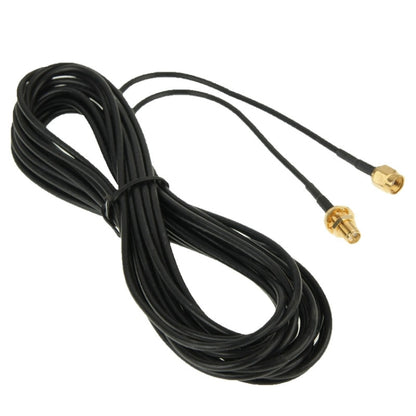 2.4GHz Wireless RP-SMA Male to Female Cable (178 High-frequency Antenna Extension Cable), Length: 6m(Black) - Connectors by buy2fix | Online Shopping UK | buy2fix