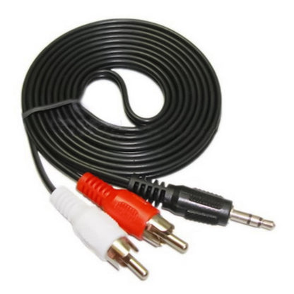 Good Quality Jack 3.5mm Stereo to RCA Male Audio Cable, Length: 5m - RCA Cable by buy2fix | Online Shopping UK | buy2fix