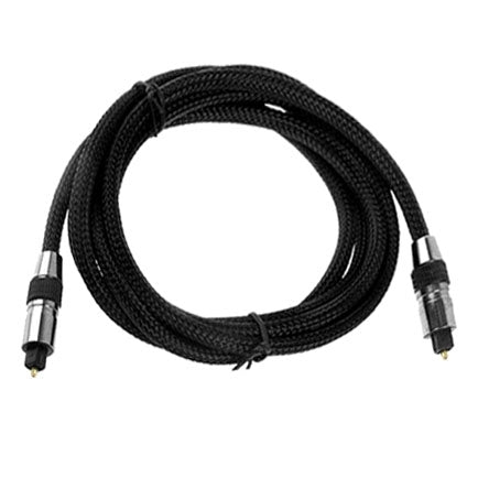 Braided Optical Audio Cable, OD: 5.0mm, Length: 2m - Audio Optical Cables by buy2fix | Online Shopping UK | buy2fix