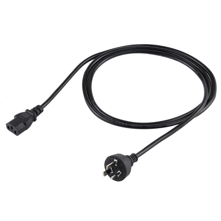 Computer PC POWER Cord 3 pin Cable, Length: 1.8m, AU Plug(Black) - Power Cord by buy2fix | Online Shopping UK | buy2fix