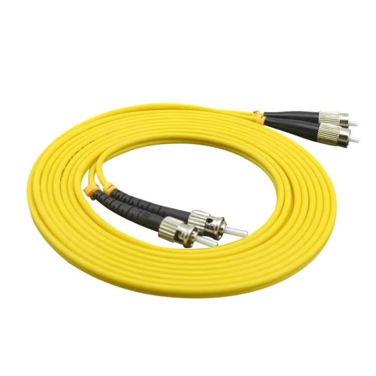 FC-ST Dual-Core Single Mode Fiber Optic Jumper,Length: 3m - Fiber Optic Jumper by buy2fix | Online Shopping UK | buy2fix