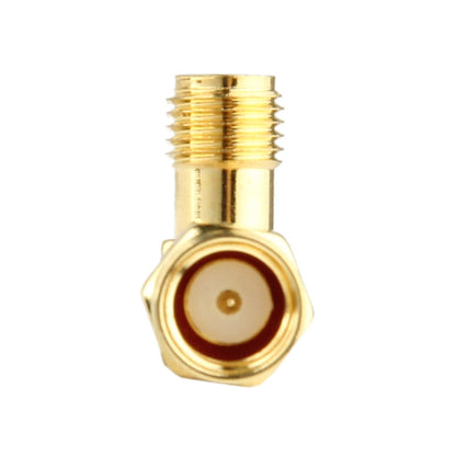 Gold Plated SMA Female to SMA Male Adapter with 90 Degree Angle - Connectors by buy2fix | Online Shopping UK | buy2fix