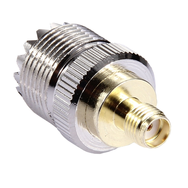 Coaxial SMA Female to UHF Female Adapter(Silver) - Connectors by buy2fix | Online Shopping UK | buy2fix