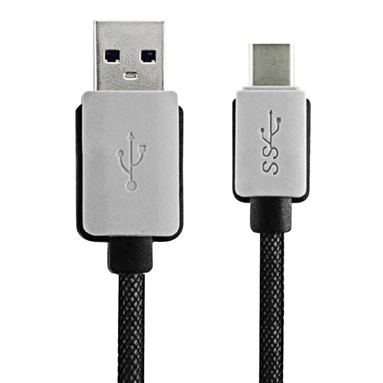 3m Woven Style 2A USB-C / Type-C 3.1 Male to USB 3.0 Male Data / Charger Cable - USB-C & Type-C Cable by buy2fix | Online Shopping UK | buy2fix