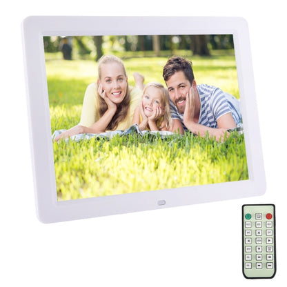 12.0 inch Digital Picture Frame with Remote Control Support SD / MMC / MS Card and USB , White (1200)(White) - Consumer Electronics by buy2fix | Online Shopping UK | buy2fix