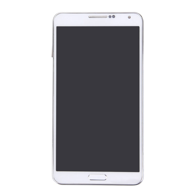 Original LCD Display + Touch Panel with Frame for Galaxy Note III / N900(White) - Repair & Spare Parts by buy2fix | Online Shopping UK | buy2fix