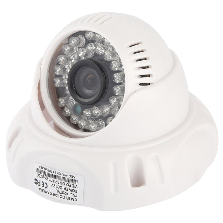 CMOS 420TVL 3.6mm Lens ABS Material Color Infrared Camera with 36 LED, IR Distance: 20m - Security by buy2fix | Online Shopping UK | buy2fix