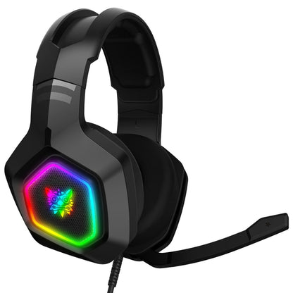 ONIKUMA K10 3.5mm Computer Games Wired Headset with RGB LED Light - Multimedia Headset by ONIKUMA | Online Shopping UK | buy2fix