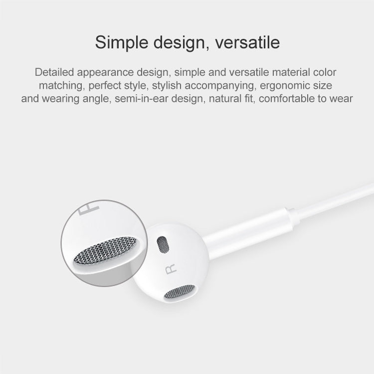 Original Honor AM33 USB-C / Type-C Classic Noise Reduction In-ear Wired Earphone, Support Wire Control & Call - Type-C Earphone by Huawei | Online Shopping UK | buy2fix