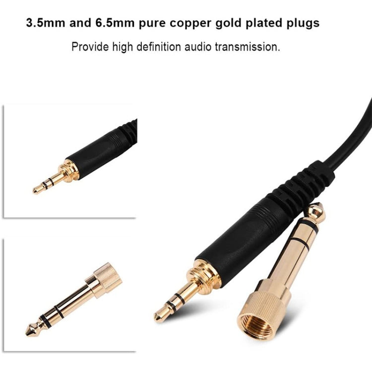 ZS0095 For Sennheiser HD25 / HD560 / HD540 / HD430 / HD250 Earphone Spring Cable, Cable Length: 1.5m-5m - Computer & Networking by buy2fix | Online Shopping UK | buy2fix