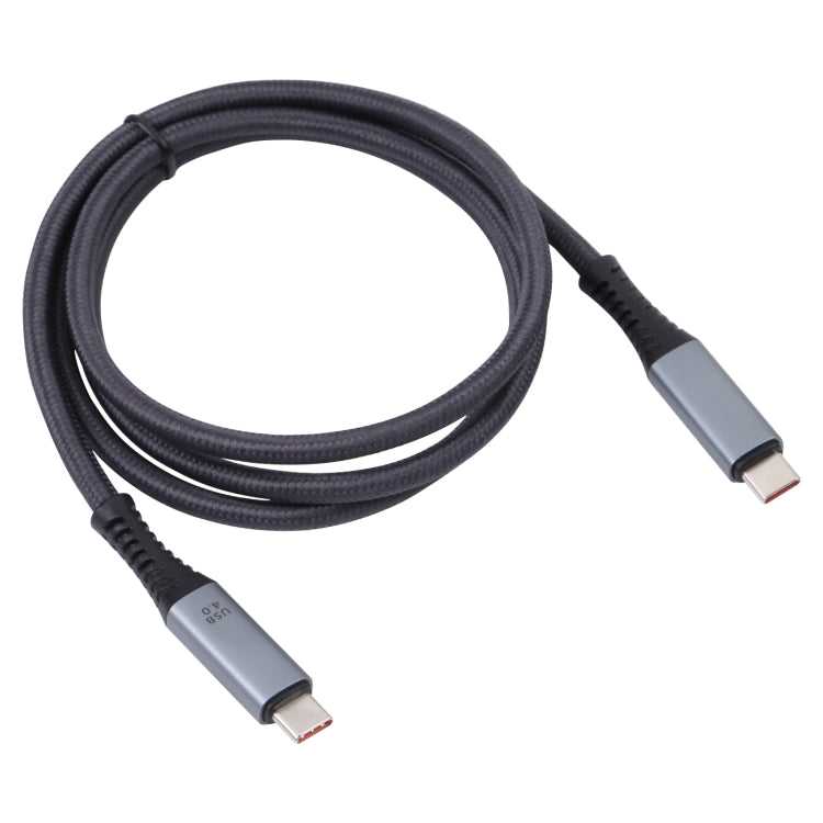 40Gbps 8K USB-C/Type-C to USB-C/Type-C Digital Video Cable Compatible with USB 4, Length: 1m (Black) - Video & Audio Cable by buy2fix | Online Shopping UK | buy2fix