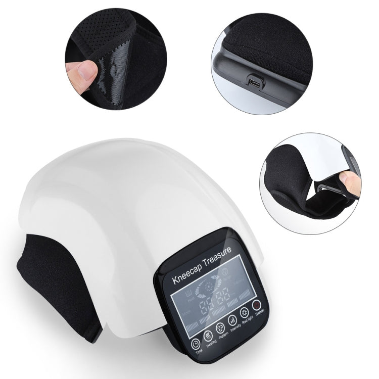 Smart Infrared Hot Compress Knee Massager Physiotherapy Device - Massage & Relaxation by buy2fix | Online Shopping UK | buy2fix