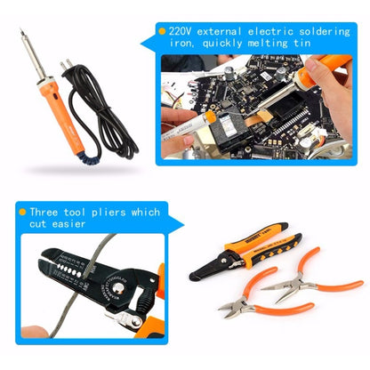 JAKEMY JM-P14 Welding Repair Tools Set Toolbox Bag Wire Stripper Pliers Screwdriver, US Plug - Tool Kits by JAKEMY | Online Shopping UK | buy2fix