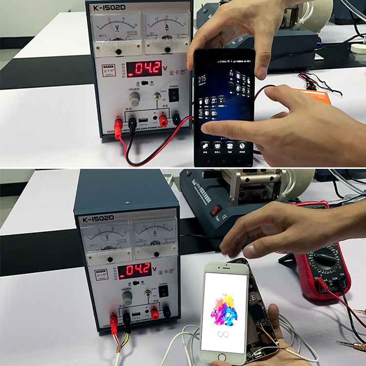 Kaisi K-1502D Repair Power Supply Current Meter 2A Adjustable DC Power Supply Automatic Protection, US Plug - Power Supply by Kaisi | Online Shopping UK | buy2fix